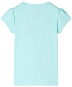 Kindershirt 140 lichtzeeblauw