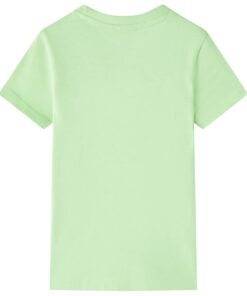 Kindershirt 140 limoengroen