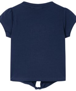 Kindershirt 140 marineblauw