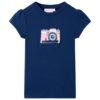 Kindershirt 140 marineblauw