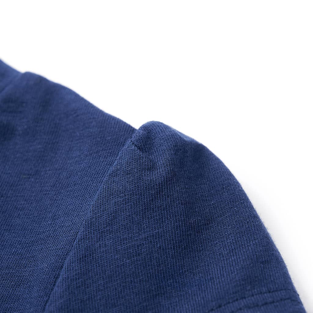 Kindershirt 140 marineblauw - Image 4