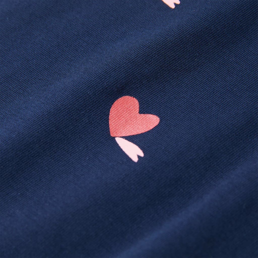 Kindershirt 140 marineblauw - Image 4