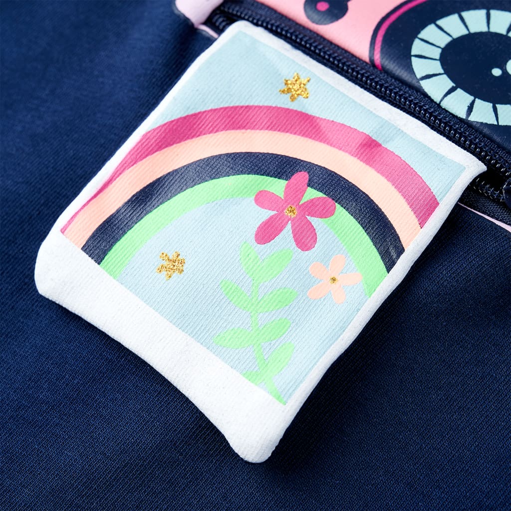 Kindershirt 140 marineblauw - Image 5