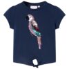 Kindershirt 140 marineblauw