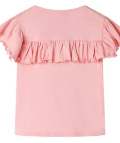 Kindershirt 140 middelroze