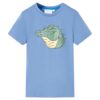 Kindershirt 140 middenblauw