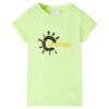 Kindershirt 140 neongeel