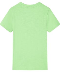 Kindershirt 140 neongroen