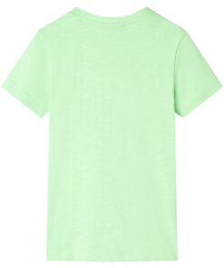 Kindershirt 140 neongroen