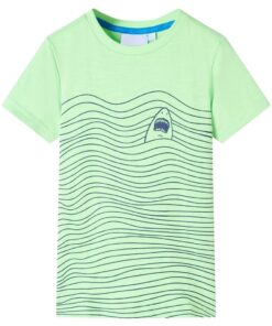 Kindershirt 140 neongroen