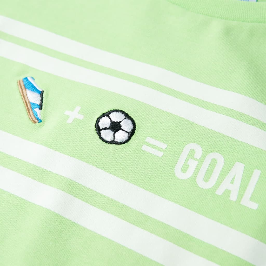 Kindershirt 140 neongroen - Image 4