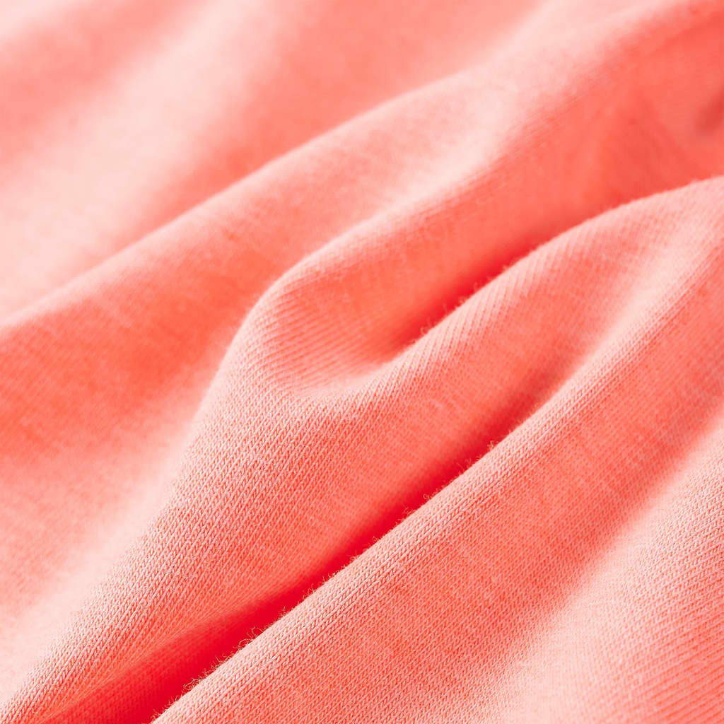 Kindershirt 140 neonkoraal - Image 7