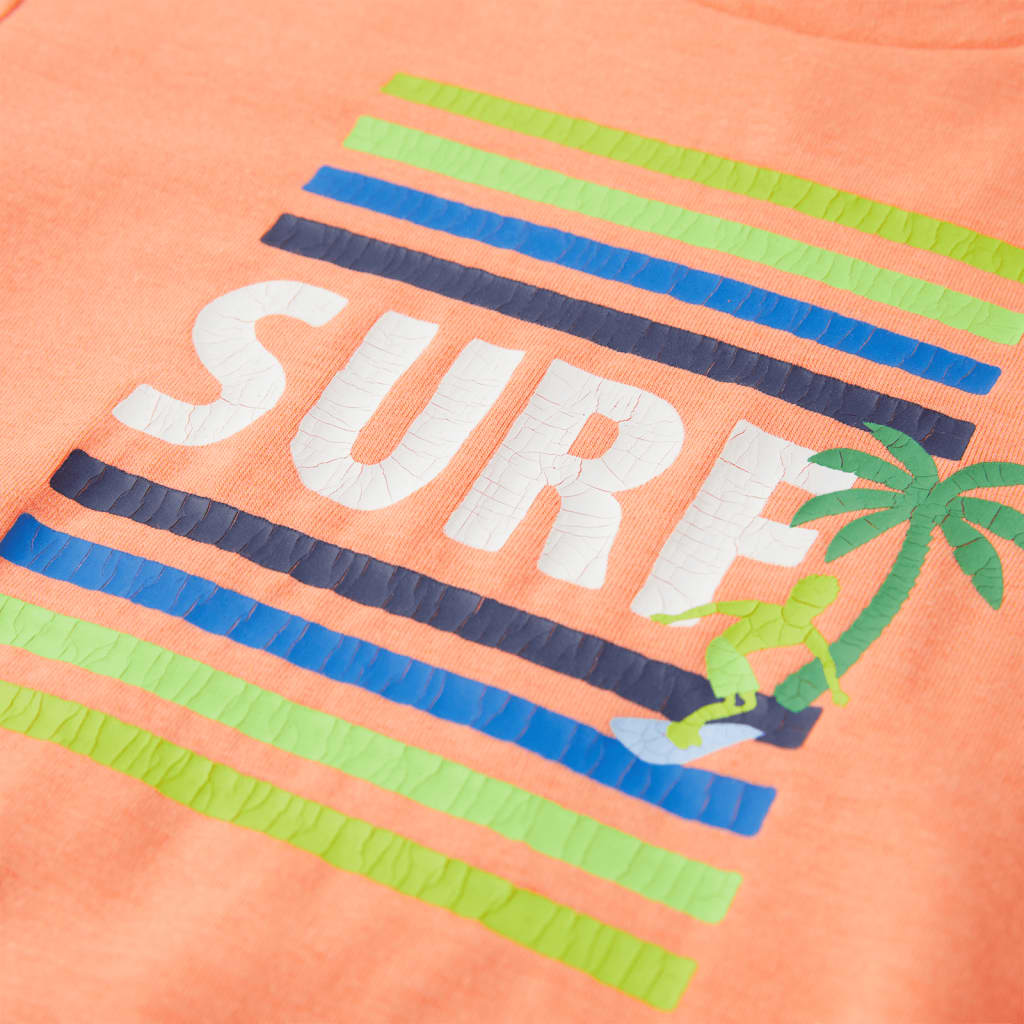 Kindershirt 140 neonoranje - Image 4
