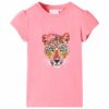 Kindershirt 140 neonroze
