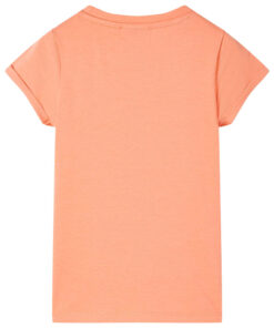 Kindershirt 140 perzikkleurig