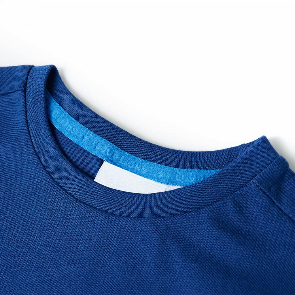 Kindershirt 92 donkerblauw - Image 3