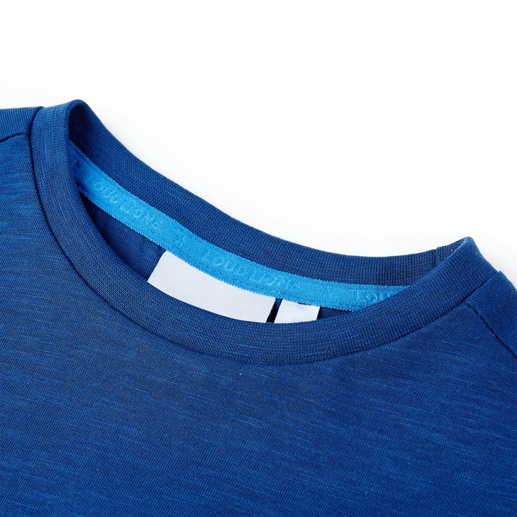 Kindershirt 92 donkerblauw - Image 3