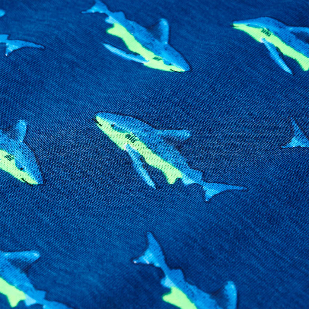 Kindershirt 92 donkerblauw - Image 4