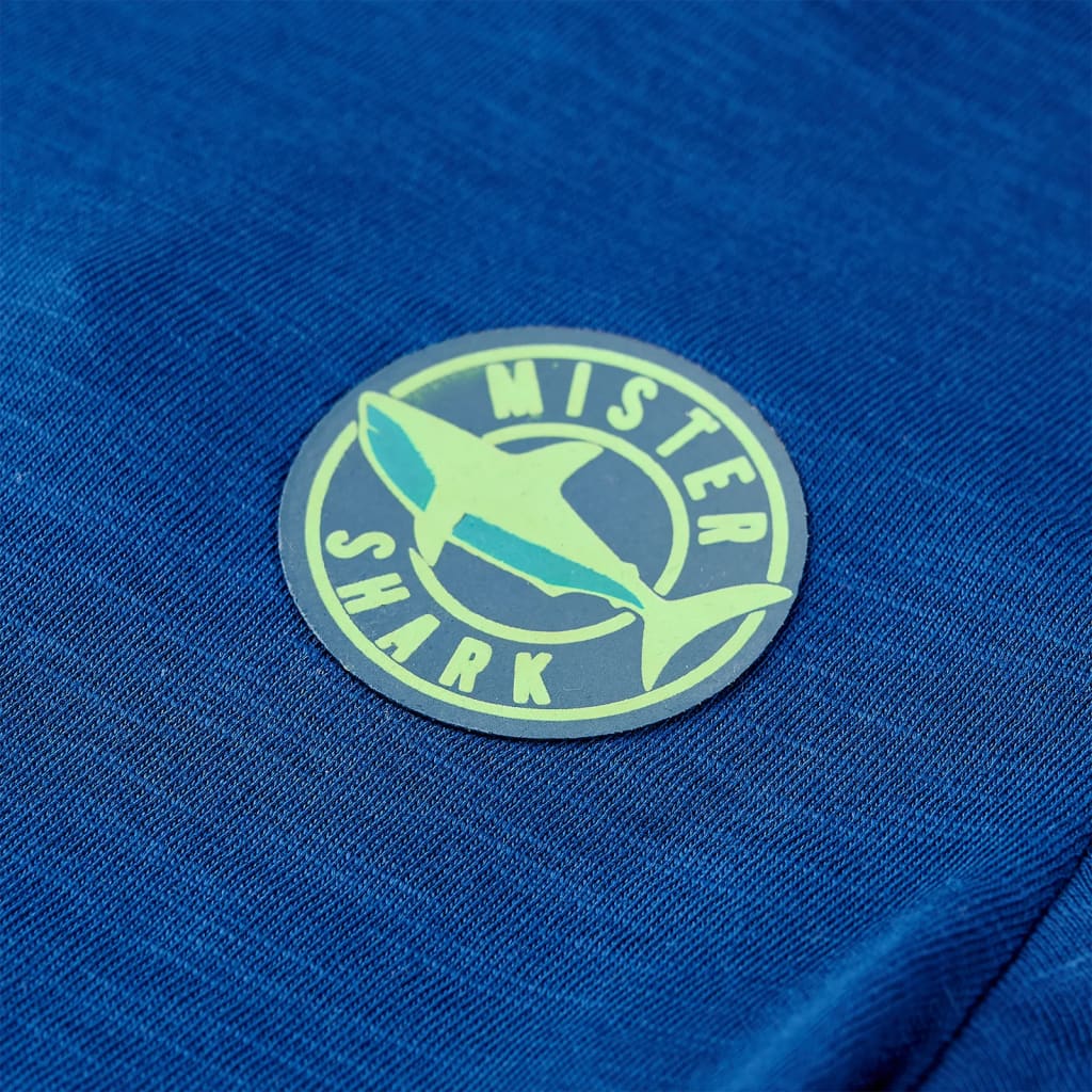 Kindershirt 92 donkerblauw - Image 4