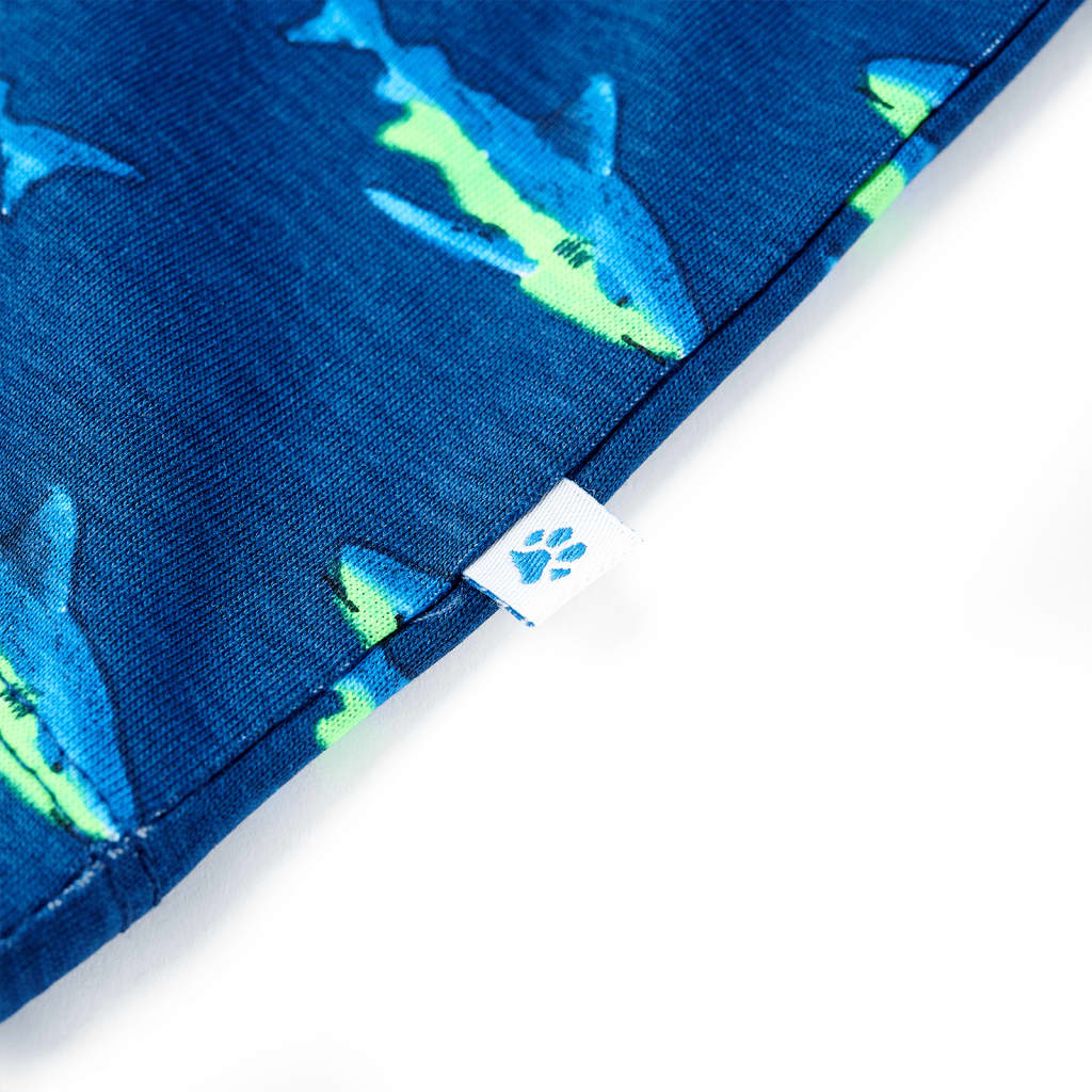 Kindershirt 92 donkerblauw - Image 5