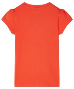 Kindershirt 92 donkeroranje