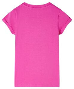 Kindershirt 92 donkerroze