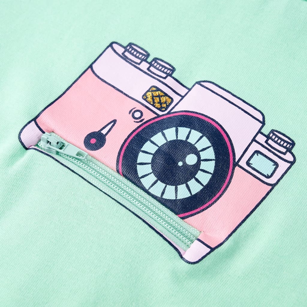 Kindershirt 92 felgroen - Image 4