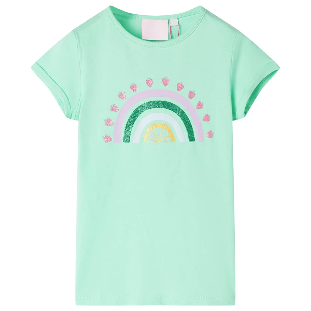 Kindershirt 92 felgroen