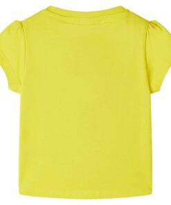 Kindershirt 92 geel
