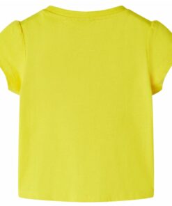 Kindershirt 92 geel