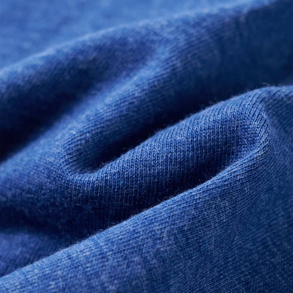 Kindershirt 92 gemêleerd donkerblauw - Image 7