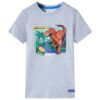Kindershirt 92 grijs