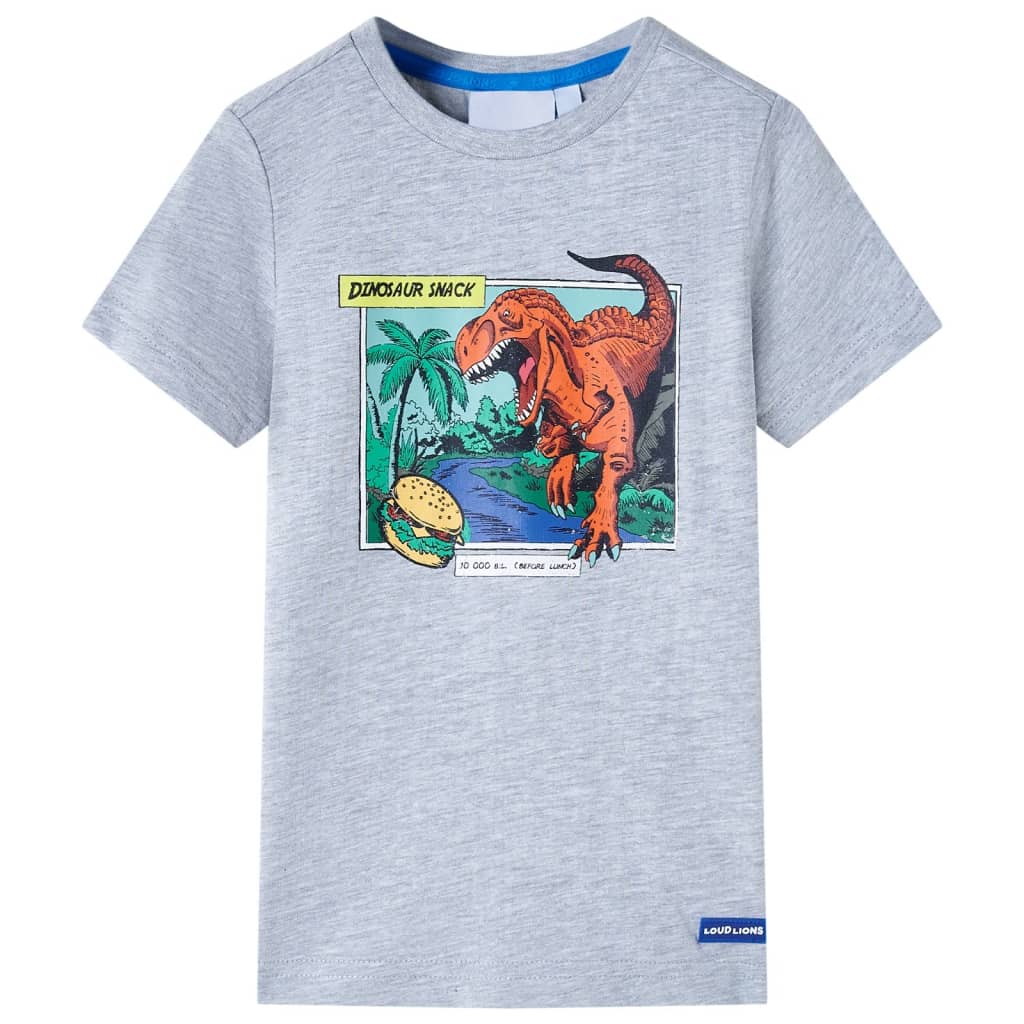 Kindershirt 92 grijs
