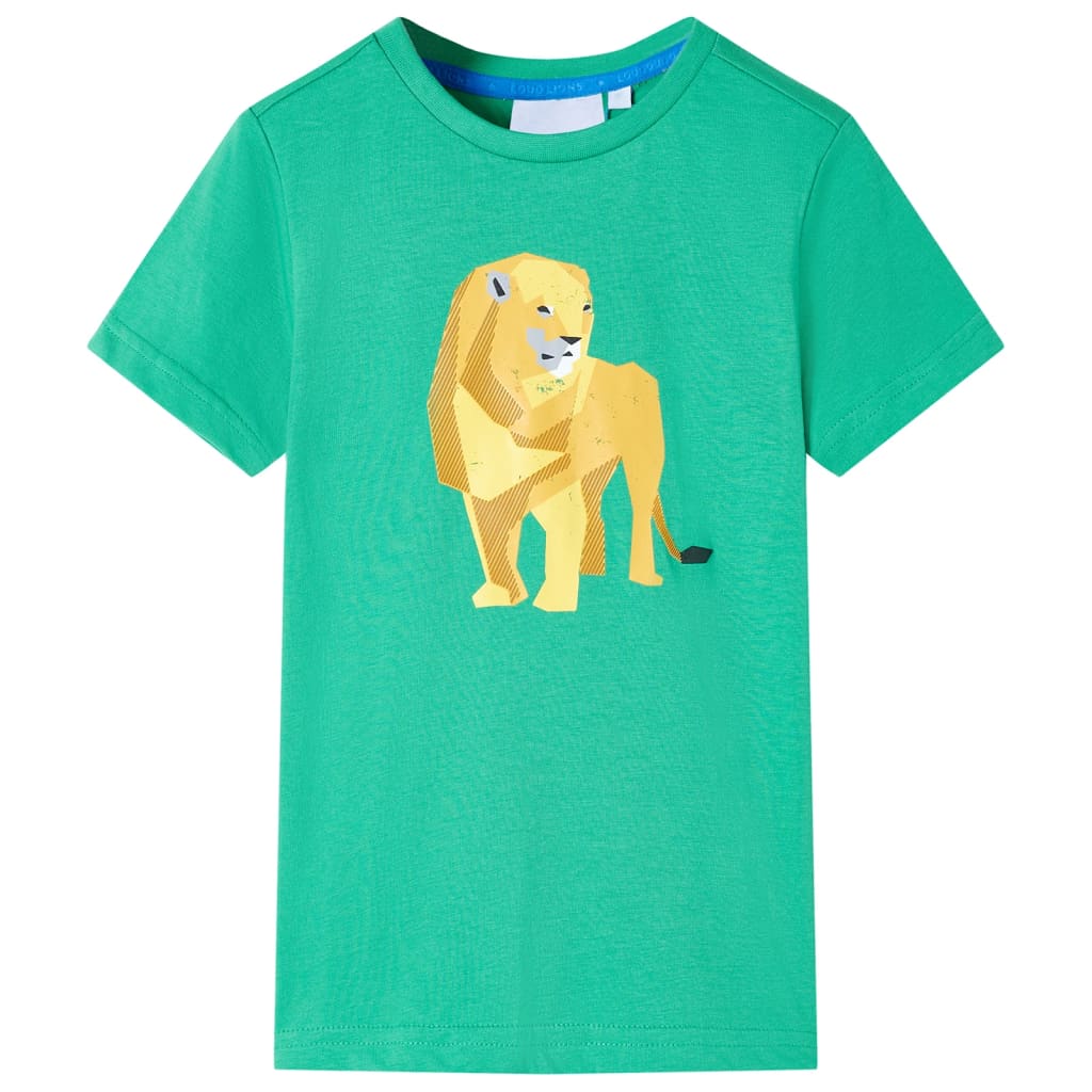Kindershirt 92 groen