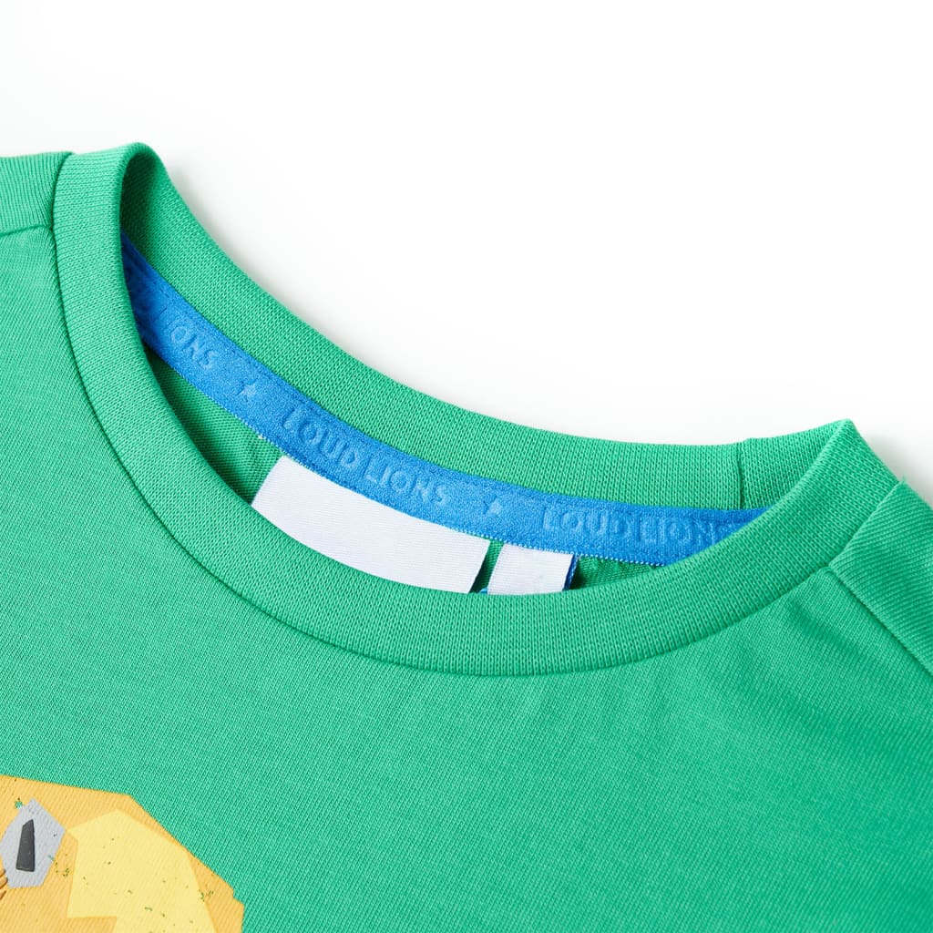 Kindershirt 92 groen - Image 3