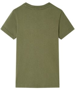 Kindershirt 92 kakikleurig