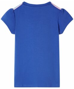 Kindershirt 92 kobaltblauw