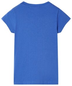 Kindershirt 92 kobaltblauw