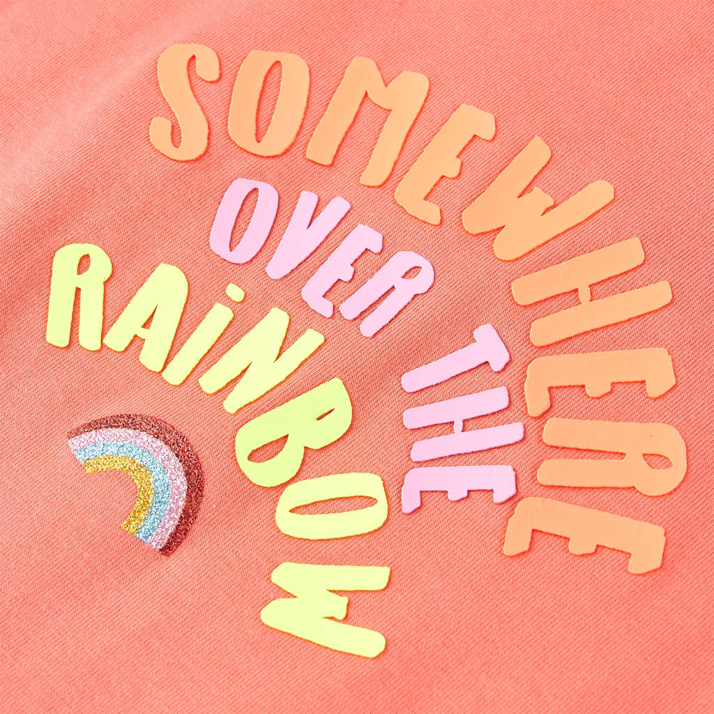 Kindershirt 92 koraalkleurig - Image 4