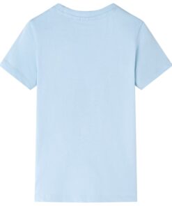 Kindershirt 92 lichtblauw