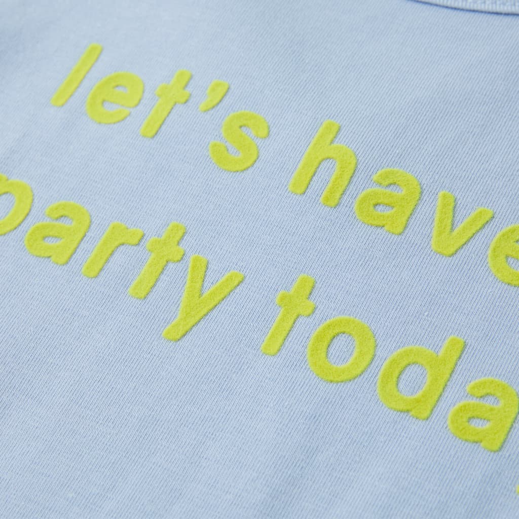 Kindershirt 92 lichtblauw - Image 4