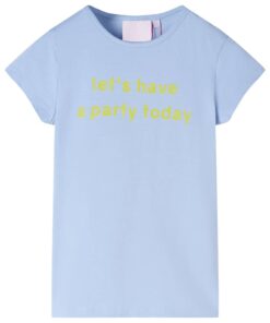 Kindershirt 92 lichtblauw