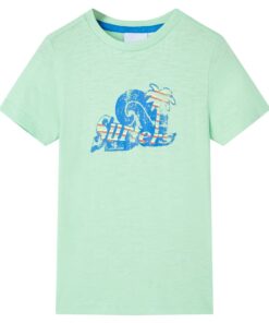 Kindershirt 92 lichtgroen