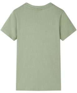 Kindershirt 92 lichtkakikleurig