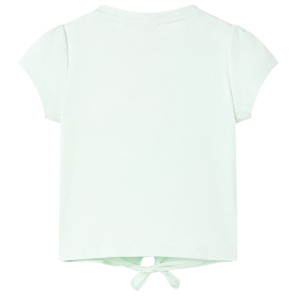 Kindershirt 92 lichtmint