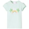 Kindershirt 92 lichtmint