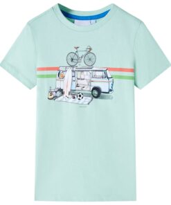 Kindershirt 92 lichtmint