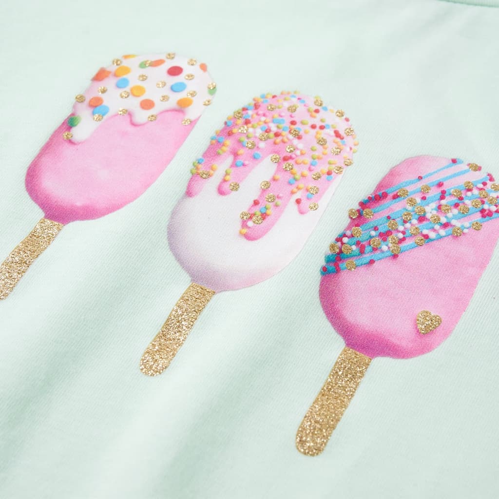 Kindershirt 92 lichtmint - Image 4