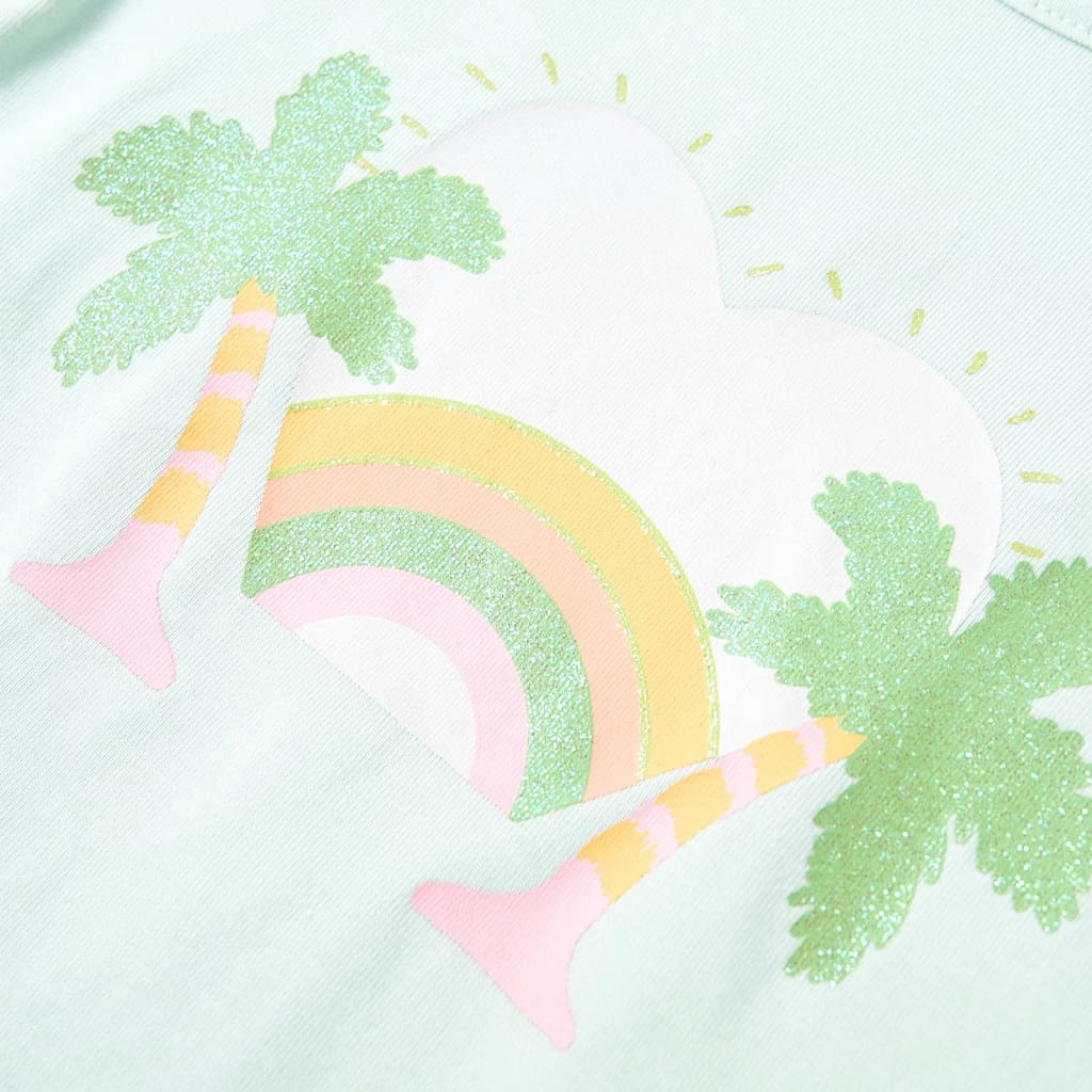 Kindershirt 92 lichtmint - Image 4