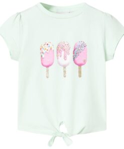 Kindershirt 92 lichtmint